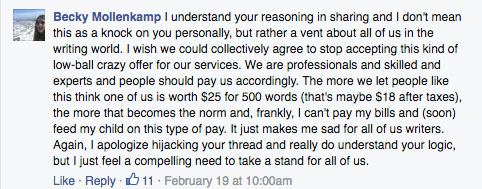 Why writers, designers, photographers, and all creative entrepreneurs need to stop accepting low wages and start charging what they're worth.