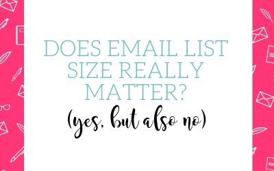 Does Email List Size Matter?