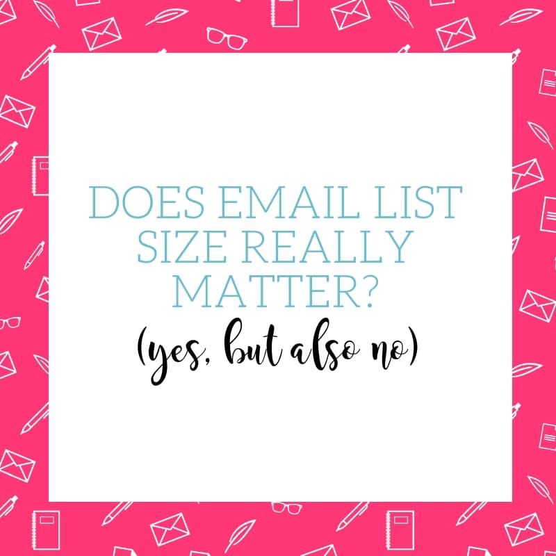 Does Email List Size Matter?