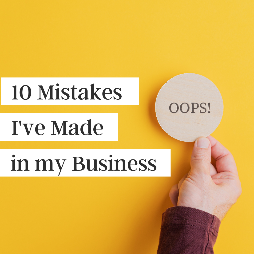 10 Mistakes I’ve Made (podcast)